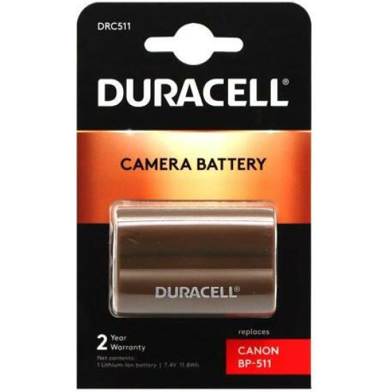 �������� ������� DURACELL DRC511 ��� CANON BP-511 1600MAH (1 ���)