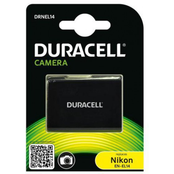 �������� ������� DURACELL DRNEL14 ��� NIKON EN-EL14 7.4V 1100MAH (1 ���)
