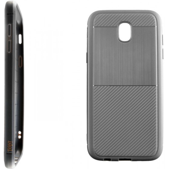 ���� ��� SAMSUNG J5 2017 J530 5.2 CARBON TPU GREY IDOL 1991