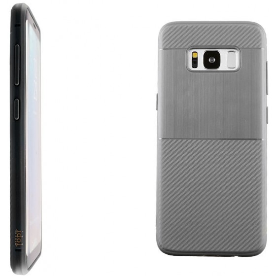 ���� ��� SAMSUNG S8 G950 5.8 CARBON TPU GREY IDOL 1991