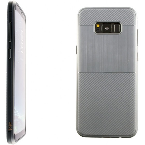 ���� ��� SAMSUNG S8 PLUS G955 6.2 CARBON TPU GREY IDOL 1991