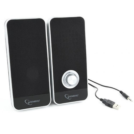 GEMBIRD STEREO SPEAKER SET BLACK TORNADO - (SPK-DU-02)