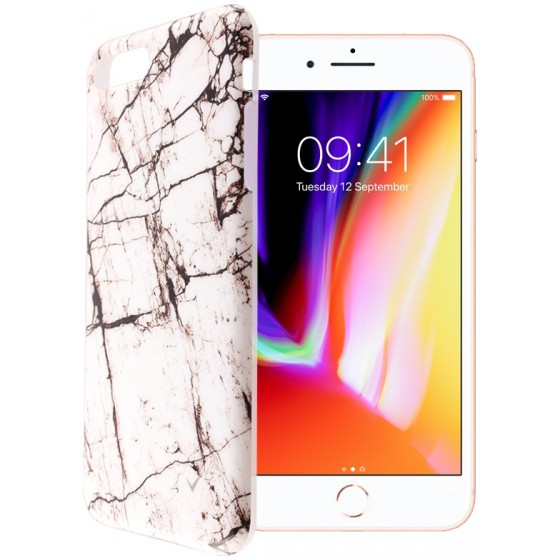 ���� ��� IPHONE 8 PLUS/7 PLUS 5.5 MARBLE TPU WHITE 03 VOLTE-TEL - (5205308208201)