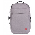 8848 ANTI-THIEF WATERPROOF POLYESTER BACKPACK 15,6 CUSTOM LOCK DESIGN LIGHT GREY - (010-022-001)