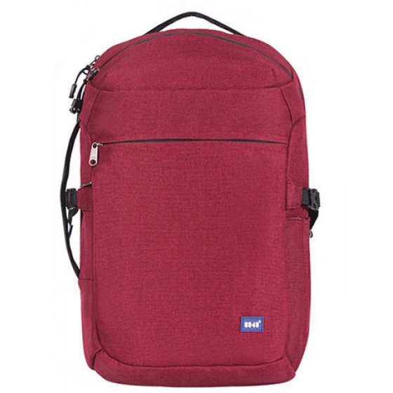 8848 ANTI-THIEF WATERPROOF POLYESTER BACKPACK 15,6 CUSTOM LOCK DESIGN RED - (010-022-003)