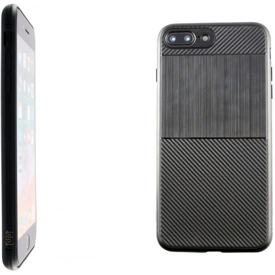 IDOL 1991 ���� ��� IPHONE 8 PLUS/7 PLUS 5.5 CARBON TPU BLACK - (5205308208492)