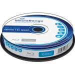 MEDIARANGE BD-R(BLURAY) 25GB 6X SPEED CAKE 10 - (MR499)