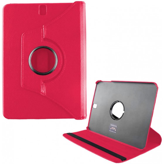 VOLTE-TEL ���� ��� SAMSUNG T385 TAB A 2017 LEATHER BOOK ROTATING STAND PINK - (5205308207525)