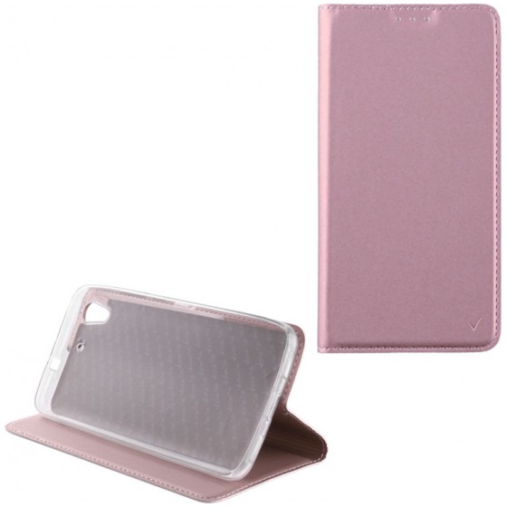 VOLTE-TEL ���� ��� XIAOMI REDMI NOTE 4 5.5 MAGNET BOOK STAND ROSE-GOLD - (5205308196799)