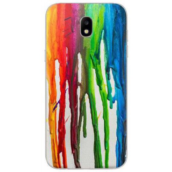 INOS ���� TPU ��� SAMSUNG J730F GALAXY J7 (2017) ART THEME VERTICAL WATERCOLOR - (5205598109462)