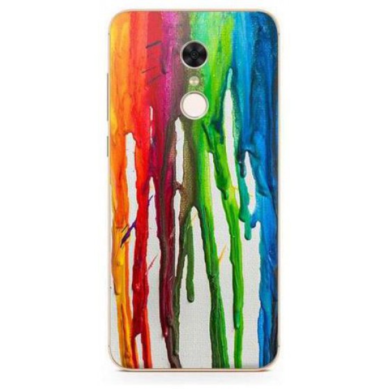 INOS ���� TPU ��� XIAOMI REDMI 5 (DUAL SIM) ART THEME VERTICAL WATERCOLOR - (5205598109585)