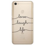 INOS ���� TPU ��� XIAOMI REDMI NOTE 5A PRIME (DUAL SIM) ART THEME LOVE-LAUGH-LIFE - (5205598109516)