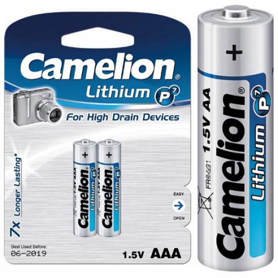 CAMELION ��������� ������ AAA 2 ��� - (FR03-BP2)