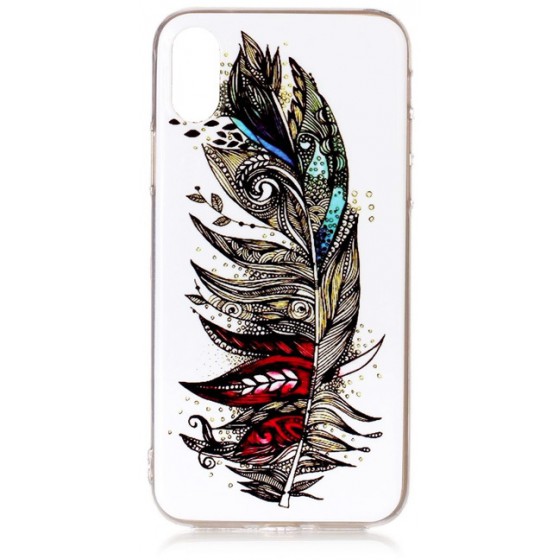POWERTECH ���� GLOWING TPU ��� IPHONE X PLUME ����� - (MOB-0906)