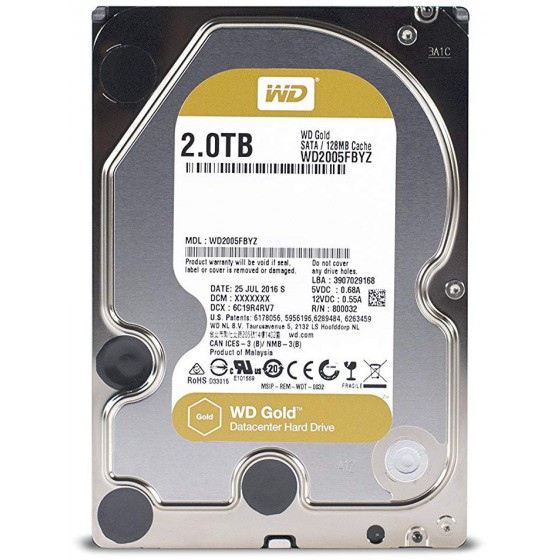 WESTERN DIGITAL 2TB GOLD - (WD2005FBYZ)