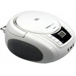 CRYSTAL AUDIO CD/MP3/FM/USB PLAYER WHITE - (BMBU2W)