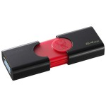 KINGSTON USB FLASH BLACK & RED USB 3.0 - (DT106/64GB)