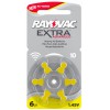RAYOVAC 10 EXTRA ADVANCED 1.45V 6���.