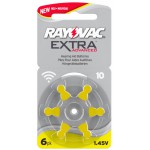 RAYOVAC 10 EXTRA ADVANCED 1.45V 6���.