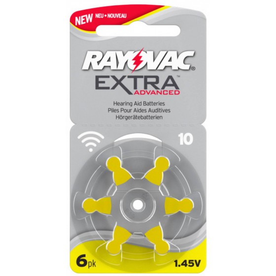 RAYOVAC 10 EXTRA ADVANCED 1.45V 6���.