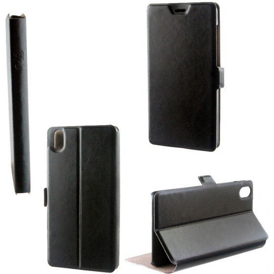 VOLTE-TEL ���� ��� LENOVO A7000 PU LEATHER BOOK-STAND BLACK - (5205308152160)