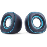 KISONLI MULTIMEDIA ����� V350 2.0CH 2X 3W USB ���� - (KSN-V350-BL)