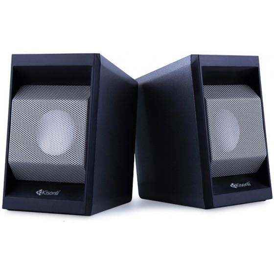 KISONLI MULTIMEDIA ����� �-006 2.0CH 2X 3W USB/JACK 3.5MM ����� - (KSN-T-006-BK)