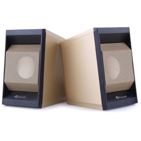 KISONLI MULTIMEDIA ����� �-006, 2.0CH 2X 3W USB/JACK 3.5MM ����� - (KSN-T-006-GD)