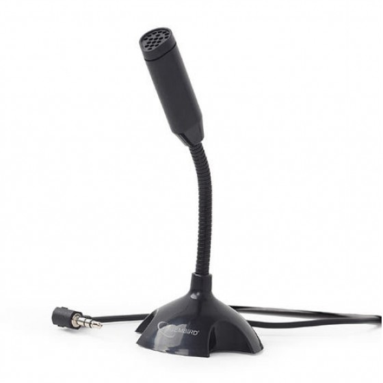 GEMBIRD DESKTOP MICROPHONE BLACK - (MIC-D-02)