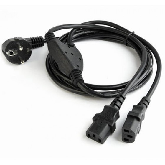 CABLEXPERT POWER SPLITTER CORD C13 VDE APROVED 2M - (PC-186-ML6)