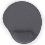 GEMBIRD GEL MOUSE PAD WITH WRIST REST GREY - (MP-GEL-GR)