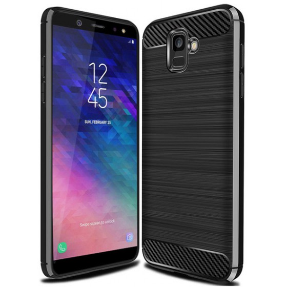 POWERTECH ���� CARBON FLEX ��� SAMSUNG A6 2018 ����� - (MOB-0994)