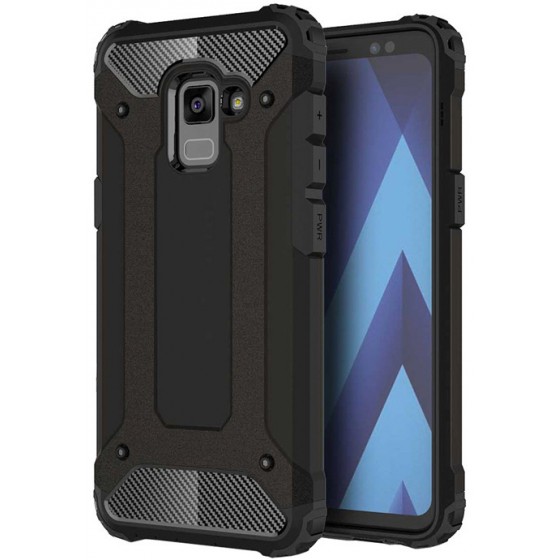 POWERTECH ���� HYBRID PROTECT ��� SAMSUNG GALAXY A8 PLUS 2018 ����� - (MOB-0986)