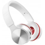 MELICONI MYSOUND SPEAK AIR WHITE/RED BT ON-EAR STEREO HEADPHONE - (497459)