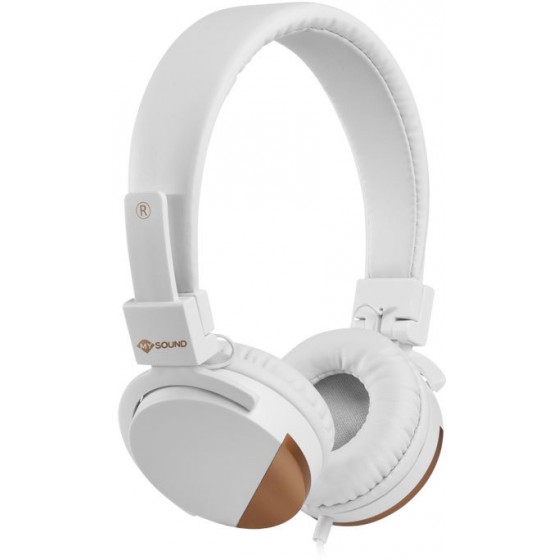 MELICONI SPEAK METAL WHITE STEREO HEADPHONE - (497458)