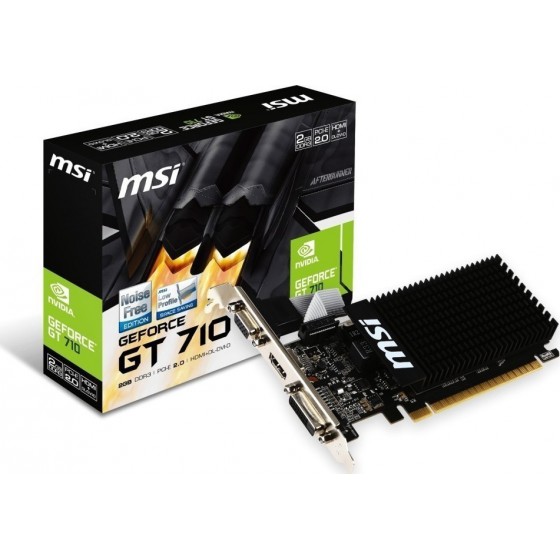 MSI GEFORCE GT 710 2GB - (GT710-2GD3HLP)
