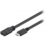 GOOBAY USB-C EXTENSION USB-C MALE TO USB-C FEMALE BLACK - (45393)