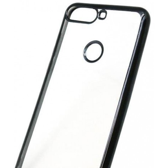 INOS ���� TPU ��� HUAWEI Y9 (2018) (DUAL SIM) ELECTROPLATE ULTRA SLIM 0.3MM ����� - (5205598107703)