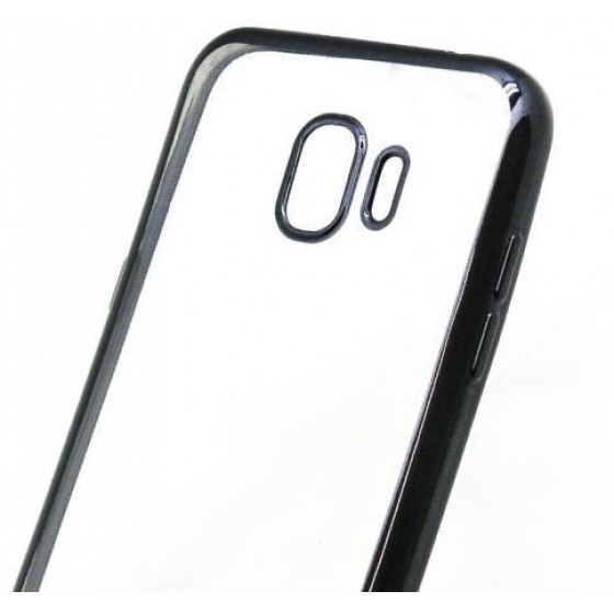 INOS ���� TPU ��� SAMSUNG J250F GALAXY J2 (2018) (DUAL SIM) ELECTROPLATE ULTRA SLIM 0.3MM DARK GREY - (5205598111229)