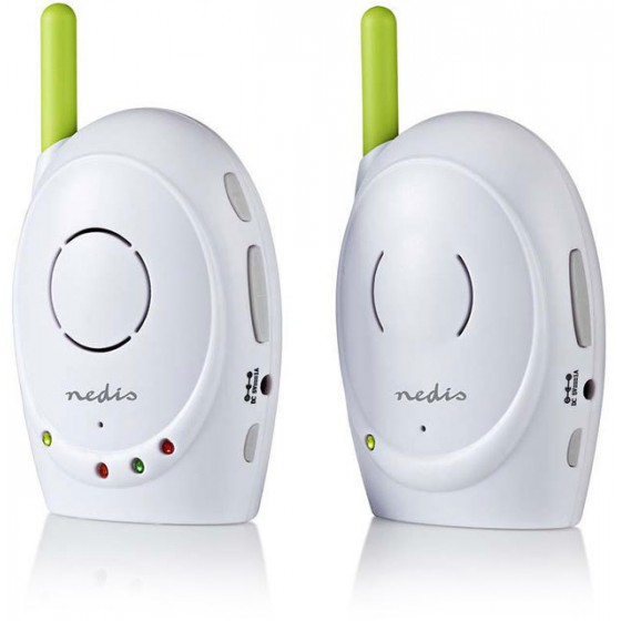 NEDIS AUDIO BABY MONITOR 2.4 GHZ TALKBACK FUNCTION - (BAMO110AUWT)