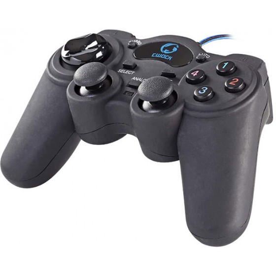 NEDIS GAMEPAD FORCE VIBRATION - (GGPD100BK)