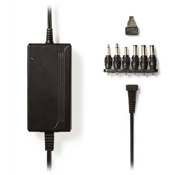 NEDIS UNIVERSAL AC POWER ADAPTER 3/4.5/5/6/7.5/9/12 VDC 2.25A - (ACPA008)