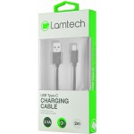 LAMTECH TYPE C 2M 2.1A BLACK - (LAM446834)