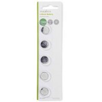 NEDIS LITHIUM BUTTON CELL BATTERY CR1620 3V 5 PIECES BLISTER - (BALCR16205BL)
