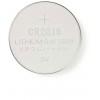 NEDIS LITHIUM BUTTON CELL BATTERY CR2016 3V 5 PIECES BLISTER - (BALCR20165BL)