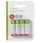 NEDIS RECHARGEABLE NI-MH BATTERY AA 1.2V 2000MAH 4 PIECES BLISTER - (BANM20HR64B)