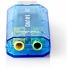 NEDIS SOUND CARD 3D SOUND 5.1 USB 2.0 DOUBLE 3.5MM CONNECTOR - (USCR10051BU)