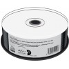 MEDIARANGE CD-R 700MB 80MIN 52X INKJET FULLSURFACE PRINTABLE BLACK DYE CAKE 25��� - (MR241)