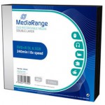 MEDIARANGE DVD+R DUAL LAYER 8.5GB 8X SLIMCASE PACK 5��� - (MR465)