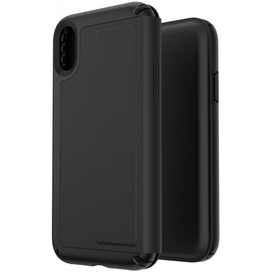 SPECK ���� ��� IPHONE XR PRESIDIO FOLIO LEATHER BLACK - (117064-1050)